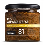 Ursini - Pesto all'Abbruzzese - 81 - I Senza Pomodoro - Sughi - Olio Extravergine di Oliva Italiano