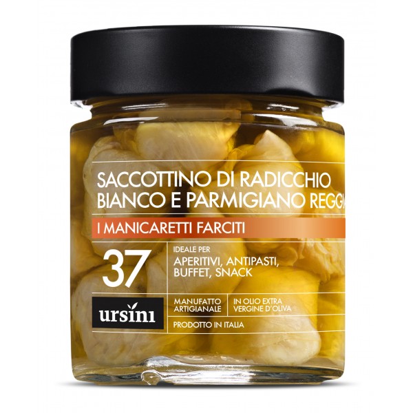 Ursini - Saccottino di Radicchio Bianco e Parmigiano - 37 - Farciti - Manicaretti - Olio Extravergine di Oliva Italiano