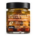 Ursini - Cubetti di Parmigiano Reggiano in Olio e Aceto Balsamico - 47 - I Nuovi Classici - Manicaretti - Olio di Oliva Italiano