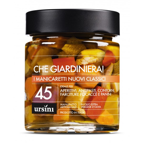 Ursini - Che Giardiniera! - 45 - New Classic - Delicacies - Organic Italian Extra Virgin Olive Oil