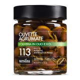 Ursini - Olives with Citrus - 113 - In Extra Virgin Oil - Olives - Organic Italian Extra Virgin Olive Oil