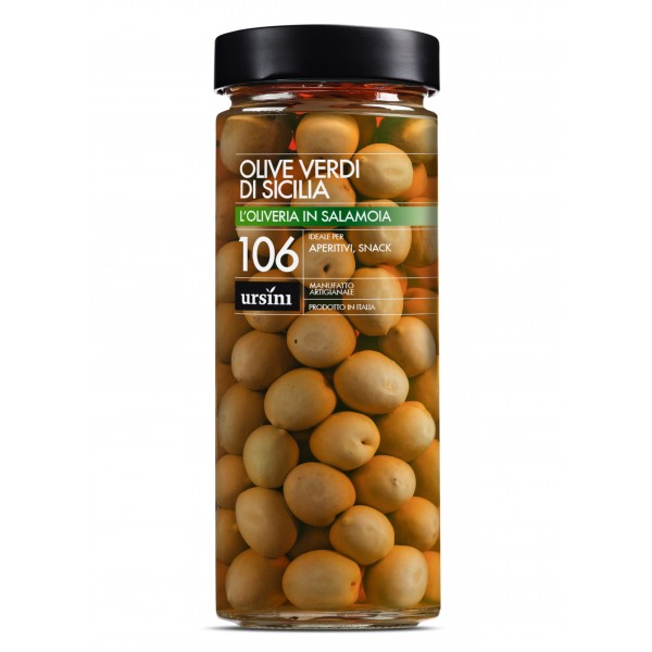 Ursini - Olive Verdi di Sicilia - 106 - In Salamoia - Oliveria - Olive Italiane