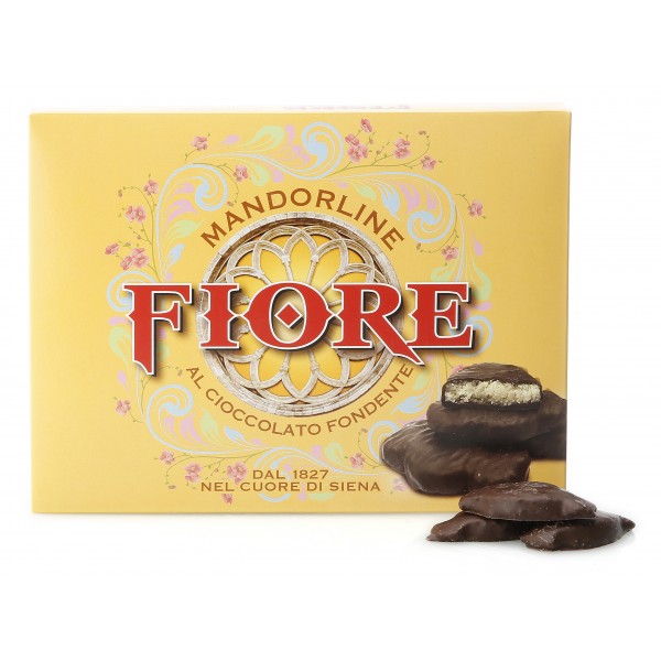 Fiore - Panforte of Siena since 1827 - Mandorline of Spring of Siena with Dark Chocolate - Pastry - Box - 145 g