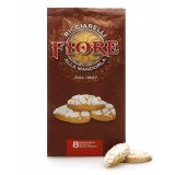 Fiore - Panforte of Siena since 1827 - Ricciarelli of Siena Traditional with Almonds - Pastry - Mono Usage Box - 120 g
