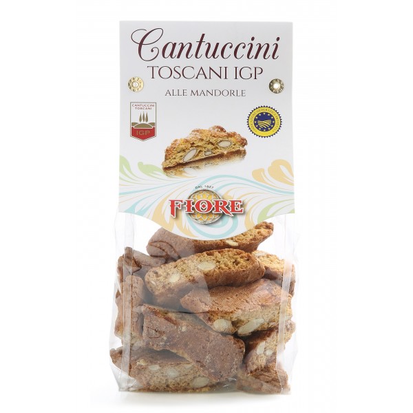 Fiore - Panforte of Siena since 1827 - Cantuccini Toscani I.G.P. with Almonds - Pastry - Cavallotto Box - 200 g