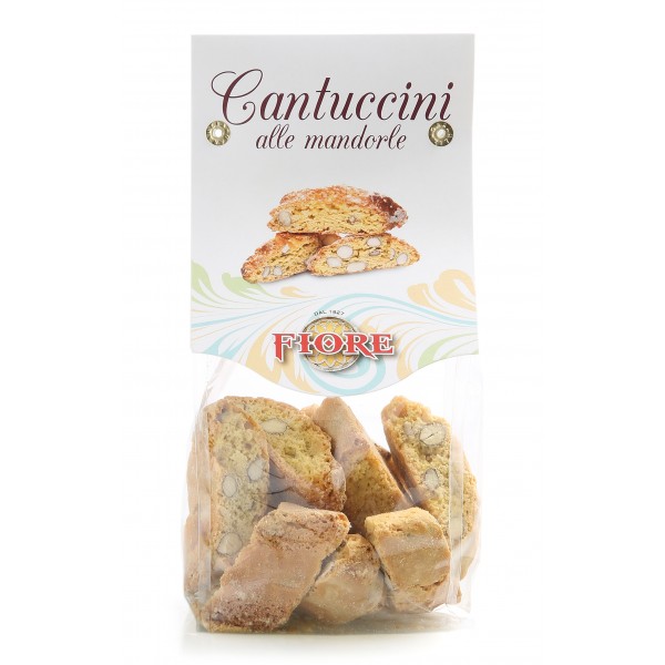 Fiore - Panforte of Siena since 1827 - Traditional Tuscany Cantuccini with Almonds - Pastry - Cavallotto Box - 200 g