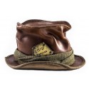 PangaeA - PangaeA Cylindrical Hat - PangaeA Accessories - Artisan Leather Hat