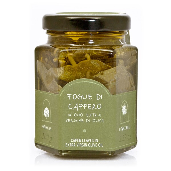 La Nicchia - Capers of Pantelleria since 1949 - Caper Leaves in Extra-Virgin Olive Oil - 100 g