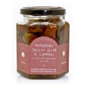 La Nicchia - Capperi di Pantelleria dal 1949 - Pomodori Secchi, Olive e Capperi in Olio Extravergine di Oliva - 240 g