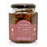 La Nicchia - Capers of Pantelleria since 1949 - Sun-Dried Tomatoes, Olives and Capers in Extra-Virgin Olive Oil - 240 g