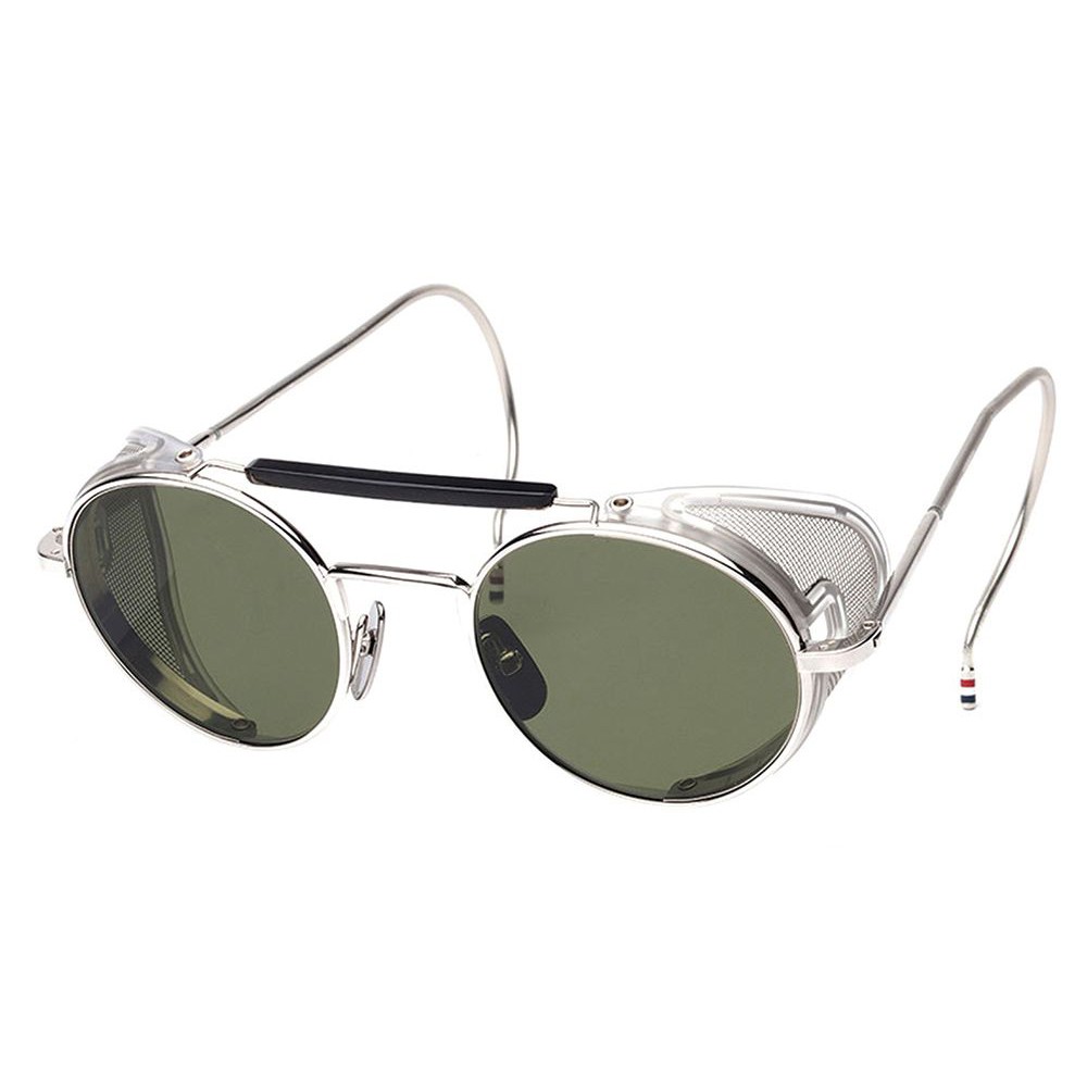 Thom Browne - Silver Mesh Side Sunglasses - Thom Browne Eyewear - Avvenice
