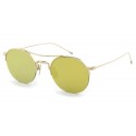 Thom Browne - Navy & Gold Mesh Side Sunglasses - 12K Gold - Thom Browne Eyewear