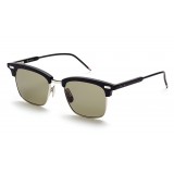 Thom Browne - Matte Black & Silver Sunglasses - Thom Browne Eyewear