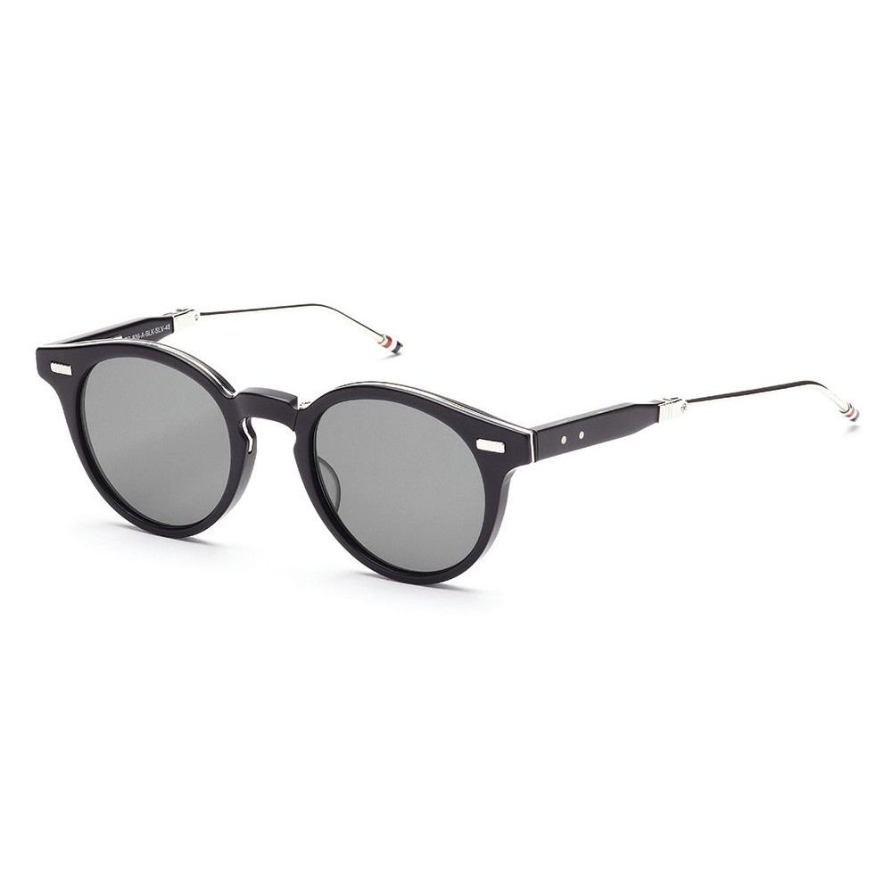 THOM BROWNE TB 508 A-BLK AF Women Sunglasses Black Dark Grey-AR 52mm Authentic 
