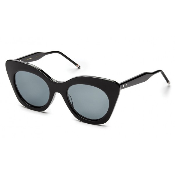Thom Browne - Black Sunglasses With Dark Grey Lens - Thom Browne Eyewear