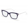 Thom Browne - Navy & Silver Optical Glasses - Thom Browne Eyewear