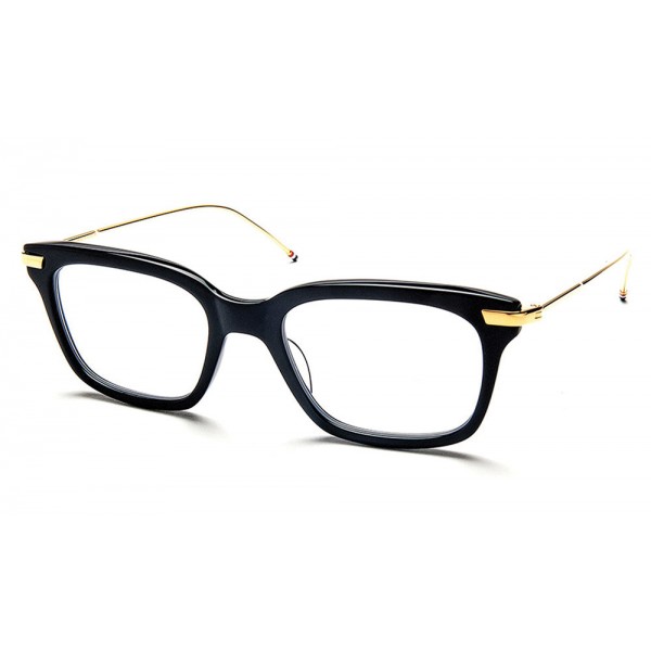 Thom Browne - Black & Gold Optical Glasses - Thom Browne Eyewear