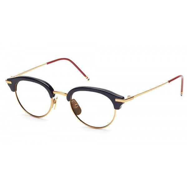 Thom Browne - Navy & 18K Gold Optical Glasses - Thom Browne Eyewear