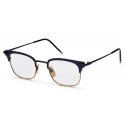 Thom Browne - Matte Navy & 18K Gold Optical Glasses - Thom Browne Eyewear