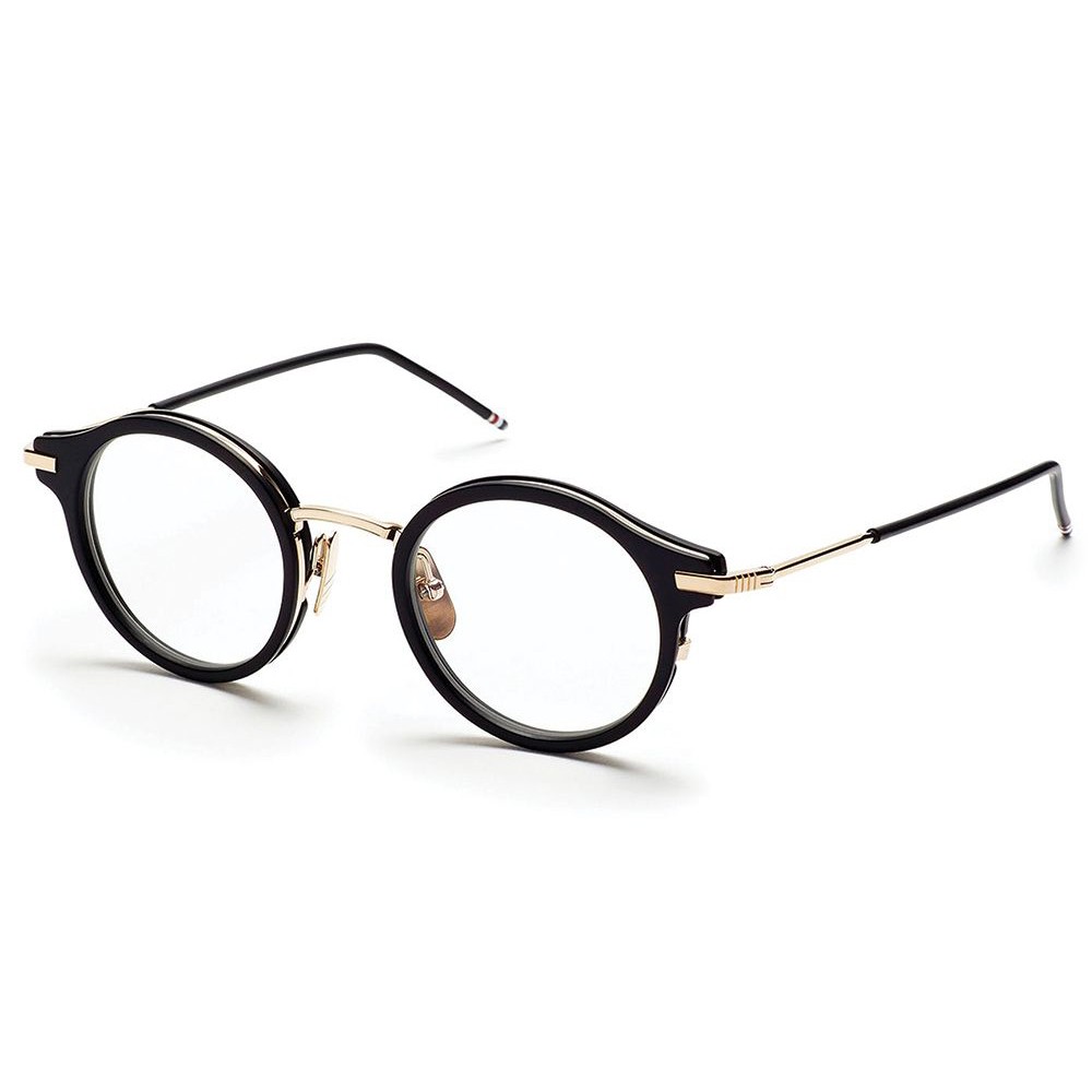 Thom Browne - Round Black Optical Glasses - Thom Browne Eyewear - Avvenice