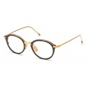 Thom Browne - Round Black & Yellow Gold Optical Glasses - Thom Browne Eyewear