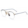 Thom Browne - 18K Gold And Navy Enamel Optical Glasses - Thom Browne Eyewear