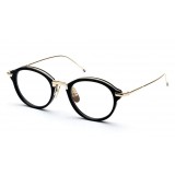 Thom Browne - Black & Shiny 18K Gold Optical Glasses - Thom Browne Eyewear