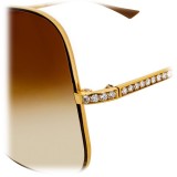 Linda Farrow - Fine Jewellery 2 C2 Oversized Sunglasses - Linda Farrow Fine Jewellery - Linda Farrow Eyewear