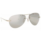Linda Farrow - Fine Jewellery 5 C5 Aviator Sunglasses - Linda Farrow Fine Jewellery - Linda Farrow Eyewear