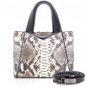 Ammoment - Vesper Bag Large in Python - Roccia - Luxury High Quality Leather Bag