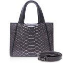 Ammoment - Vesper Bag Large in Python - Pepite Rose - Luxury High Quality Leather Bag