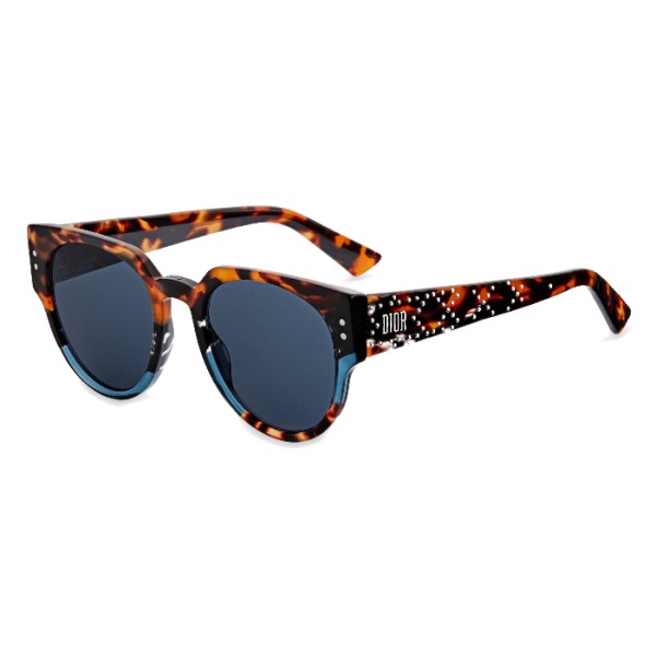 Dior - Occhiali da Sole - LadiDiorStuds3 - Tartaruga Blu - Dior Eyewear