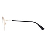 Dior - Eyeglasses - DiorSoRealO - Black & Gold - Dior Eyewear