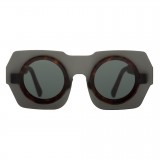 Kuboraum - Mask E3 - Tartaruga Opaco - E3 TM - Occhiali da Sole - Kuboraum Eyewear