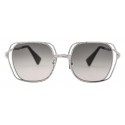 Kuboraum - Mask H14 - Silver & Grey - H14 SI - Sunglasses - Kuboraum Eyewear