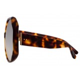Linda Farrow - 780 C2 Oversized Sunglasses - Tortoise - Linda Farrow Eyewear