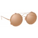 Linda Farrow - 741 C6 Round Sunglasses - Ash - Linda Farrow Eyewear