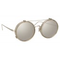 Linda Farrow - 741 C7 Round Sunglasses - Truffle - Linda Farrow Eyewear