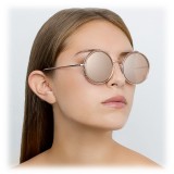 Linda Farrow - 741 C6 Round Sunglasses - Ash - Linda Farrow Eyewear