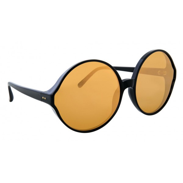 Linda Farrow - 657 C2 Round Sunglasses - Black - Linda Farrow Eyewear