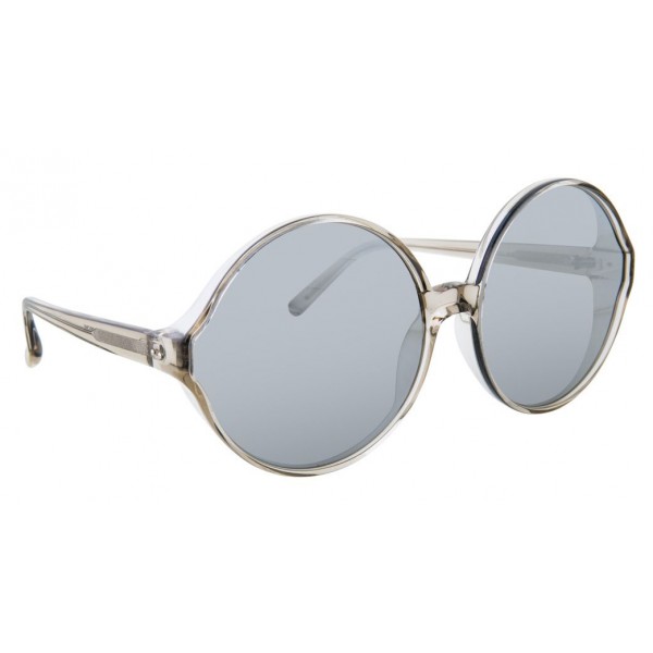 Linda Farrow - 657 C6 Round Sunglasses - Truffle - Linda Farrow Eyewear