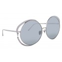 Linda Farrow - 660 C2 Round Sunglasses - White Gold - Linda Farrow Eyewear