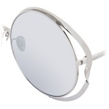 Linda Farrow - 660 C2 Round Sunglasses - White Gold - Linda Farrow Eyewear