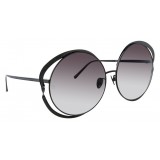 Linda Farrow - 660 C6 Round Sunglasses - Nickel - Linda Farrow Eyewear