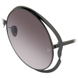 Linda Farrow - 660 C6 Round Sunglasses - Nickel - Linda Farrow Eyewear