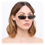 Linda Farrow - 838 C1 Rectangular Sunglasses - Black - Linda Farrow Eyewear