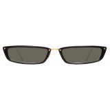 Linda Farrow - 838 C1 Rectangular Sunglasses - Black - Linda Farrow Eyewear