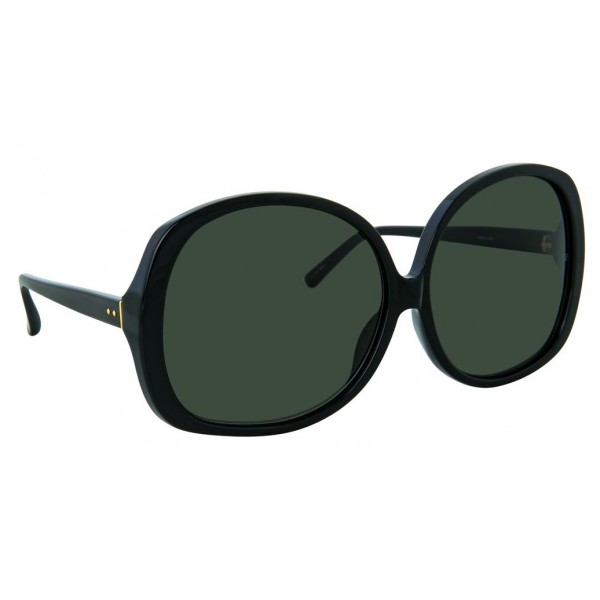 Linda Farrow - 596 C1 Oversized Sunglasses - Black - Linda Farrow
