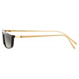 Linda Farrow - 838 C1 Rectangular Sunglasses - Black - Linda Farrow Eyewear