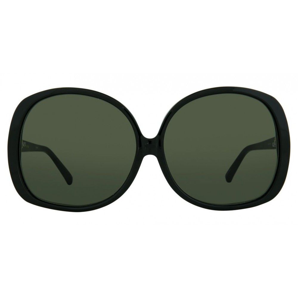 Linda Farrow - 596 C1 Oversized Sunglasses - Black - Linda Farrow 